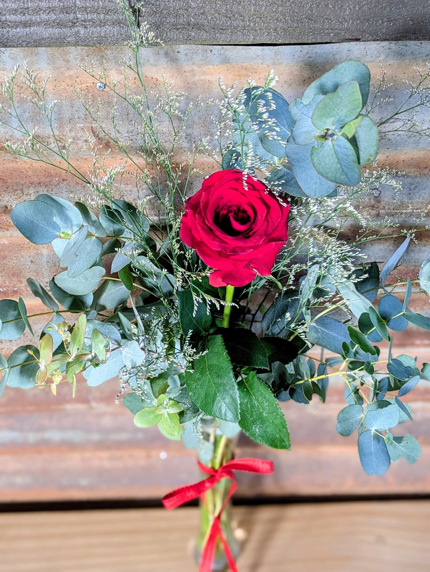 Single Red Rose