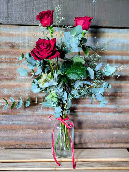 Three Red Roses