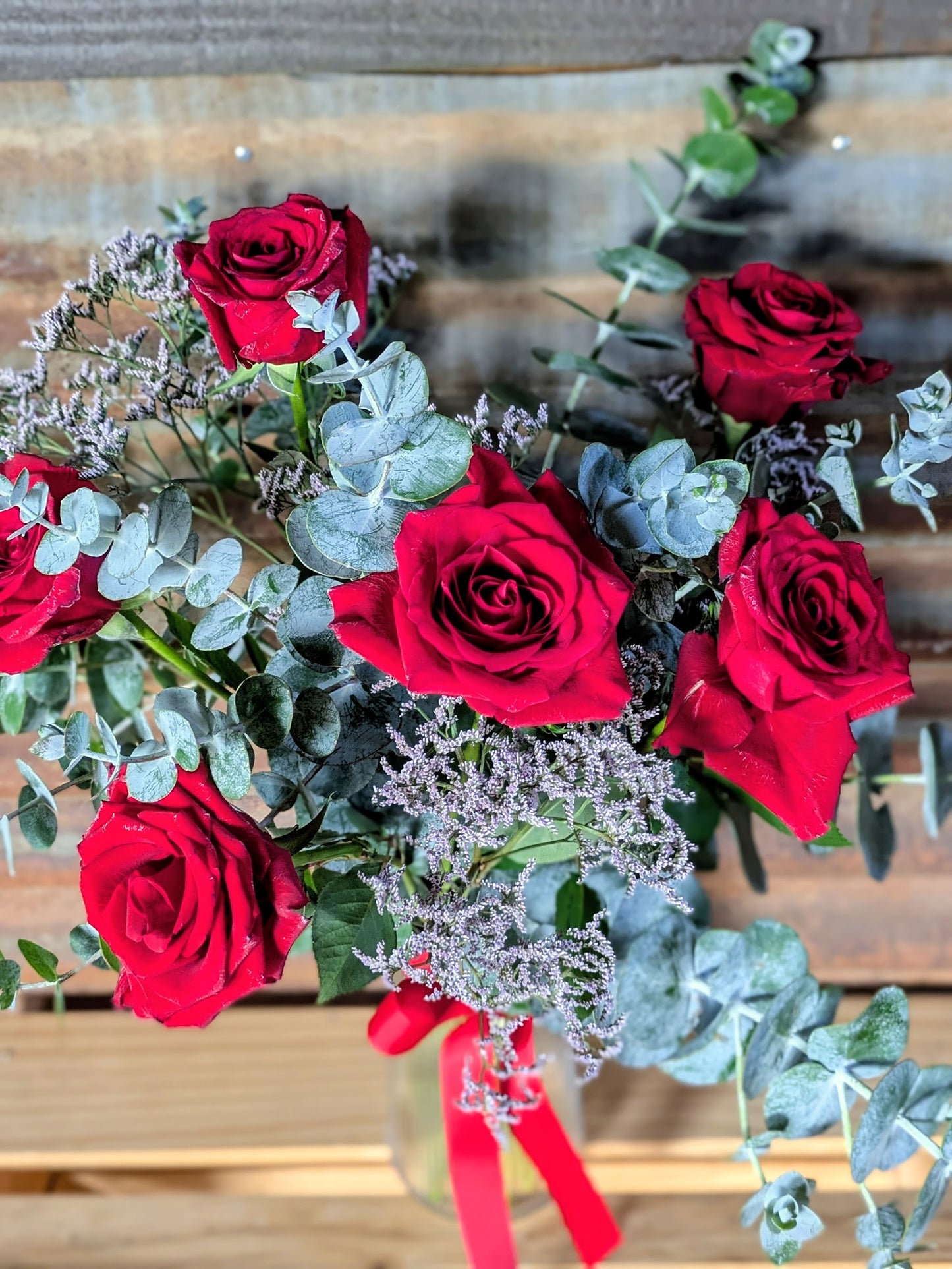 Six Red Roses