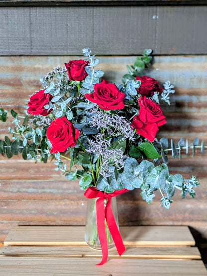 Six Red Roses