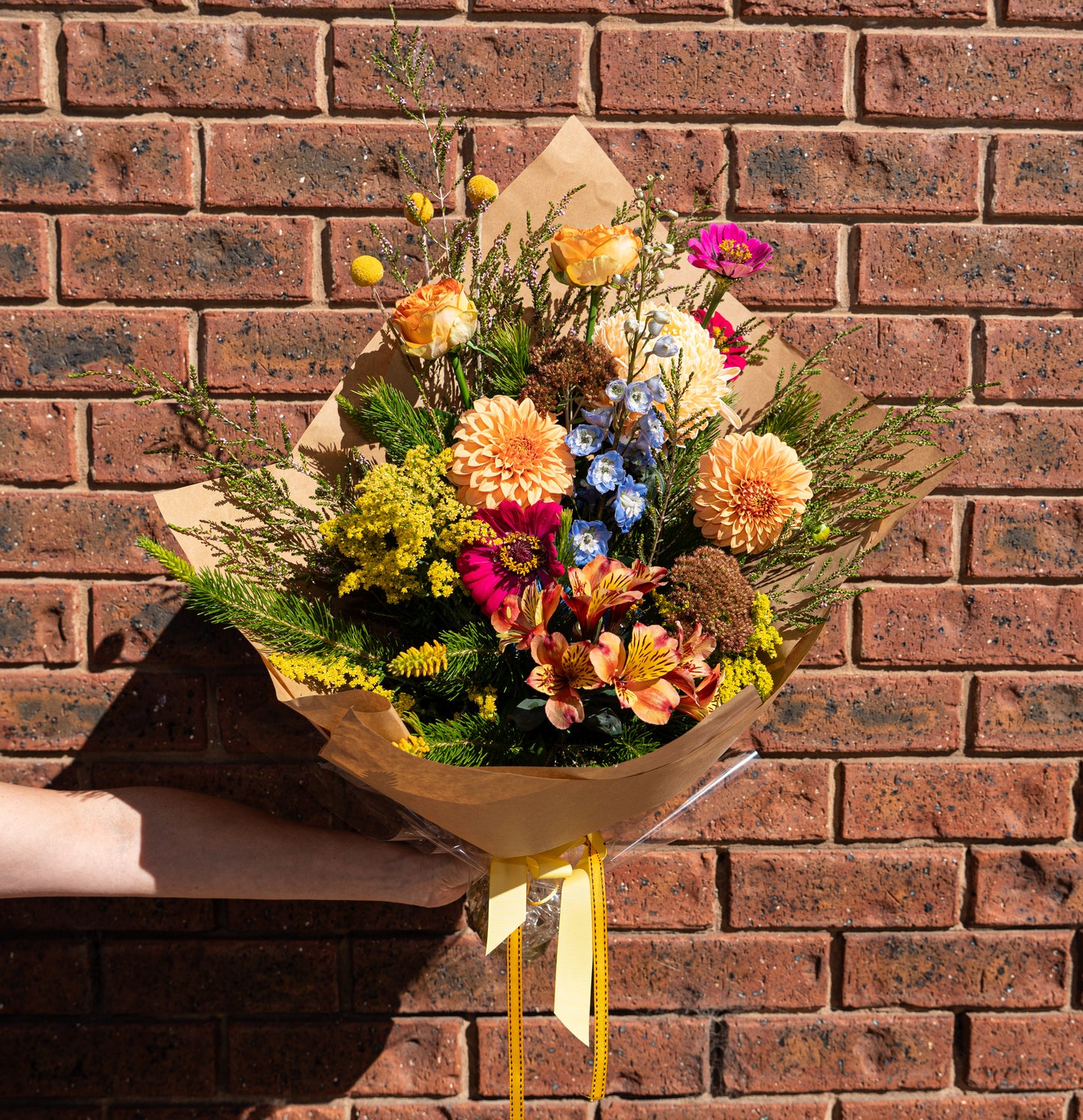 Mother's Day Pre-Order - Florist's Bouquet & Local Wine Gifting Bundle