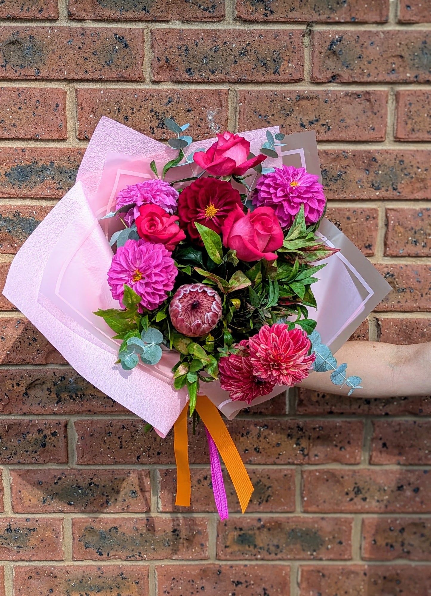Mother's Day Pre-Order - Florist's Bouquet & Local Wine Gifting Bundle