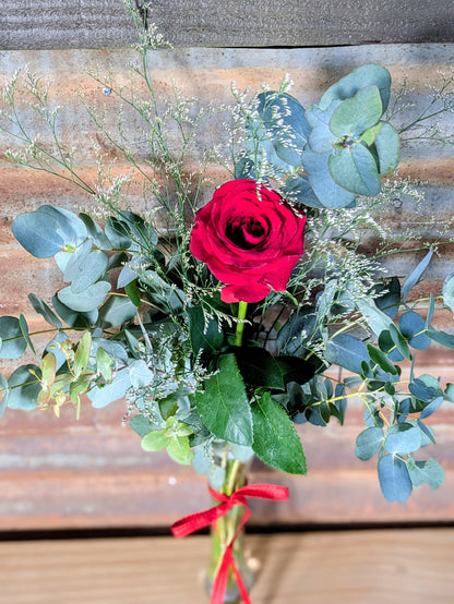 Single Red Rose